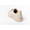 Zapatillas de mujer en piel color beige | Carmina Jhilton