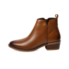 Botines de mujer en piel color camel | Carmina Jhilton