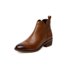 Botines de mujer en piel color camel | Carmina Jhilton