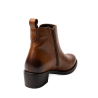 Botines de mujer en piel color camel | Carmina Jhilton