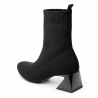 Botines de mujer en tejido color negro | Carmina Jhilton