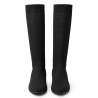 Botas altas de mujer en tejido color negro | Carmina Jhilton