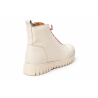 Botines de mujer en piel color beige | Carmina Jhilton