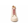 Botines de mujer en piel color beige | Carmina Jhilton
