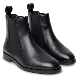 Botines de mujer en piel napa negro | Carmina Jhilton