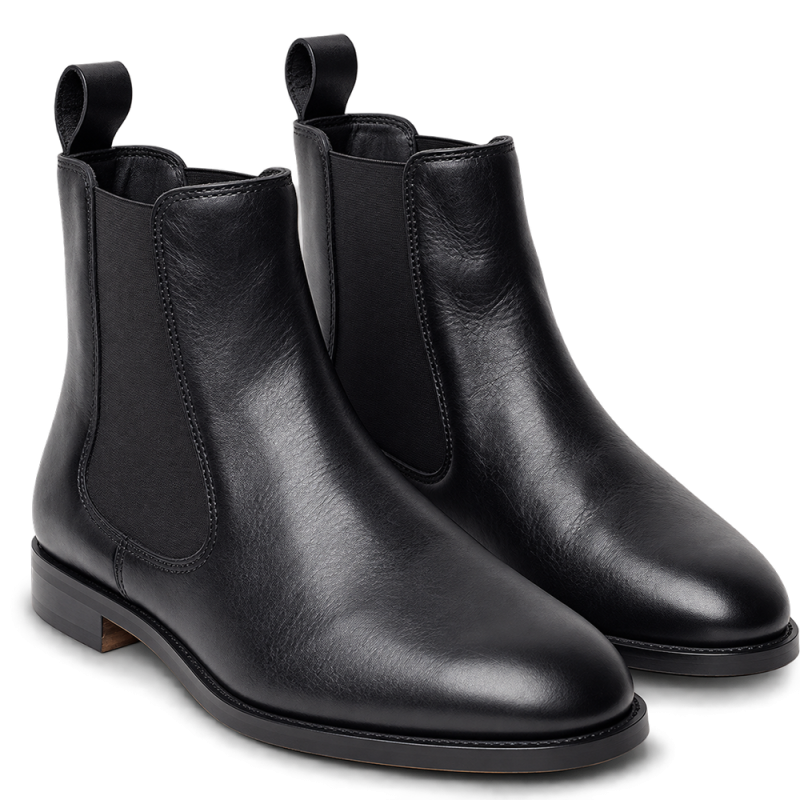 Botines de mujer en piel napa negro | Carmina Jhilton