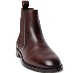 Botines de mujer en piel color chocolate | Carmina Jhilton