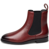 Botines de mujer en piel color vino | Carmina Jhilton