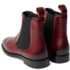 Botines de mujer en piel color vino | Carmina Jhilton