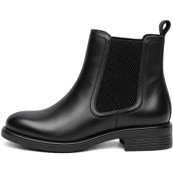 Botines de mujer en piel napa color negro | Carmina Jhilton