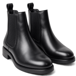 Botines de mujer en piel napa color negro | Carmina Jhilton