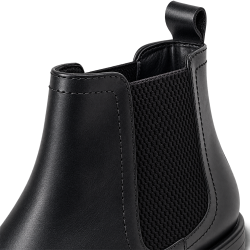 Botines de mujer en piel napa color negro | Carmina Jhilton