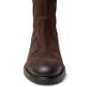 Botas altas de mujer en ante color chocolate | Carmina Jhilton