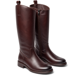 Botas altas de mujer color marrón | Carmina Jhilton