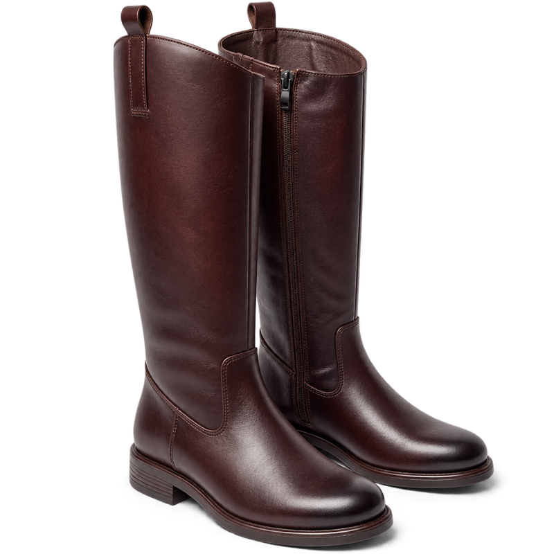 Botas altas de mujer color marrón | Carmina Jhilton