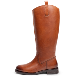 Botas altas de mujer color camel | Carmina Jhilton