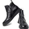 Botines de mujer en piel color negro | Carmina Jhilton