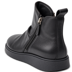 Botines de mujer en piel color negro | Carmina Jhilton
