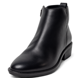 Botines de mujer en piel color negro | Carmina Jhilton