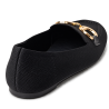Mocasines de mujer en tejido color negro | Carmina Jhilton