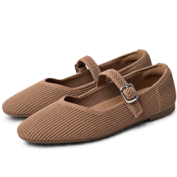 Bailarinas Merceditas de mujer color beige | Carmina Jhilton