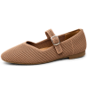 Bailarinas Merceditas de mujer color beige | Carmina Jhilton