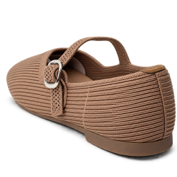 Bailarinas Merceditas de mujer color beige | Carmina Jhilton