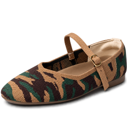 Merceditas color camuflaje 63-2467 mujer | Carmina Jhilton