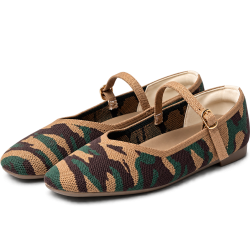 Merceditas color camuflaje 63-2467 mujer | Carmina Jhilton