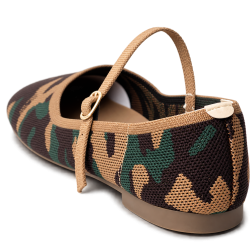Merceditas color camuflaje 63-2467 mujer | Carmina Jhilton