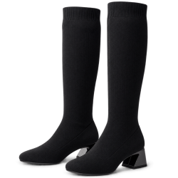 Botas altas de mujer color negro | Carmina Jhilton