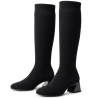 Botas altas de mujer color negro | Carmina Jhilton
