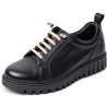 Zapatillas de mujer en piel color negro | Carmina Jhilton