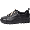 Zapatillas de mujer en piel color negro | Carmina Jhilton