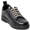 Zapatillas de mujer en piel color negro | Carmina Jhilton