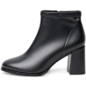 Botines de mujer en piel napa color negro | Carmina Jhilton