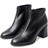 Botines de mujer en piel napa color negro | Carmina Jhilton