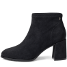 Botines de mujer en ante color negro | Carmina Jhilton