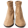 Botines de mujer en microfibra color camel | Carmina Jhilton