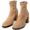 Botines de mujer en microfibra color camel | Carmina Jhilton