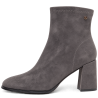 Botines de mujer en microfibra color gris | Carmina Jhilton