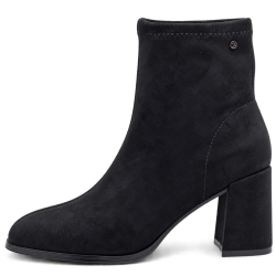 Botines de mujer en microfibra color negro | Carmina Jhilton
