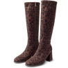 Botas altas de mujer color leopardo | Carmina Jhilton