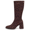 Botas altas de mujer color leopardo | Carmina Jhilton