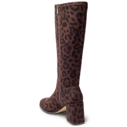 Botas altas de mujer color leopardo | Carmina Jhilton