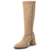 Botas altas de mujer color camel | Carmina Jhilton