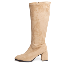 Botas altas de mujer color camel | Carmina Jhilton