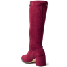 Botas altas de mujer color burdeo | Carmina Jhilton