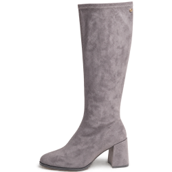 Botas altas de mujer color gris | Carmina Jhilton