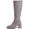 Botas altas de mujer color gris | Carmina Jhilton